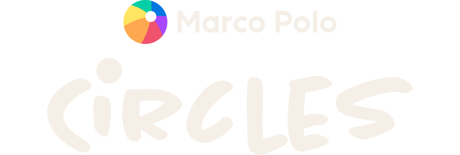 Marco Polo Circles logo, light version